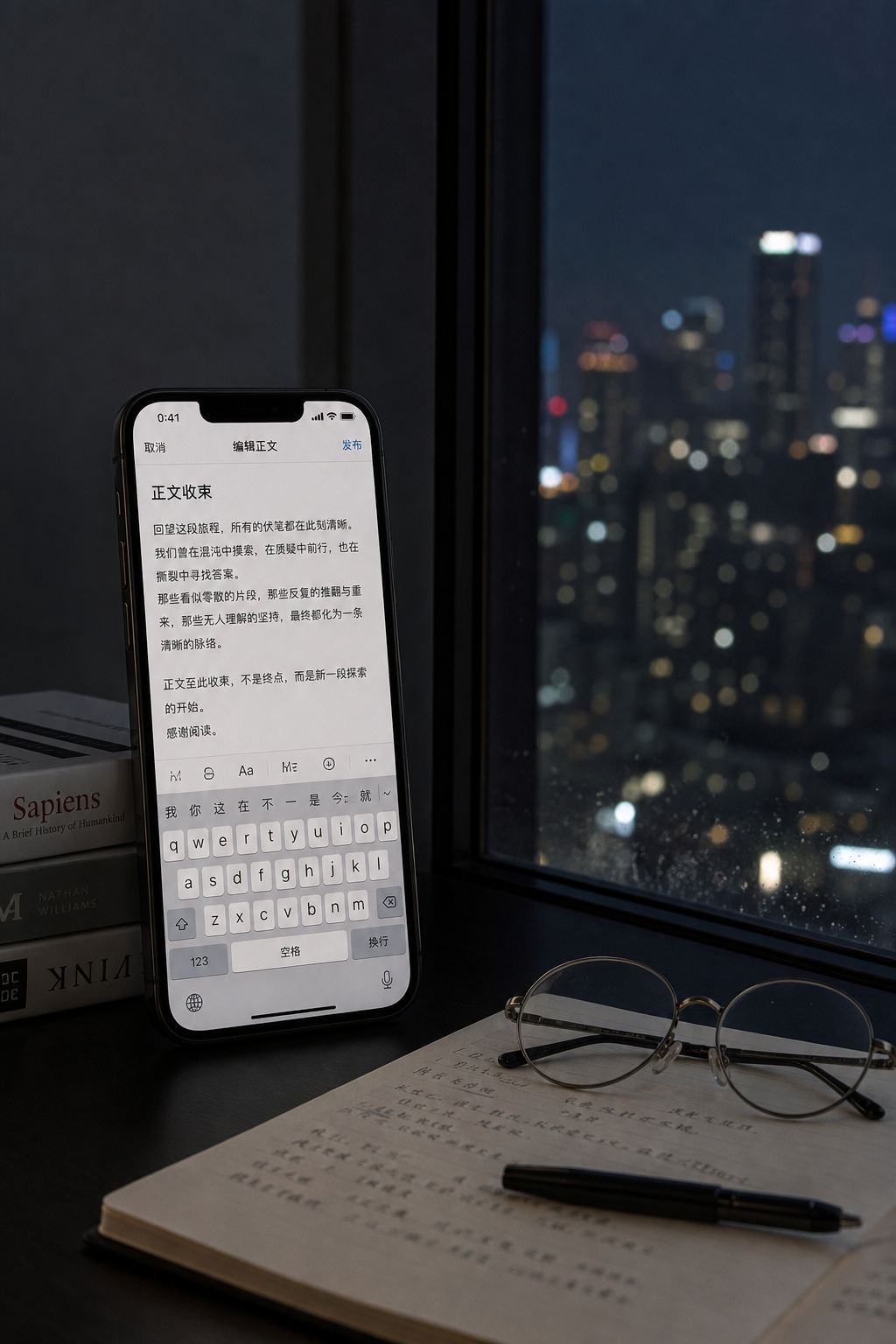 总结卡:发布正文
