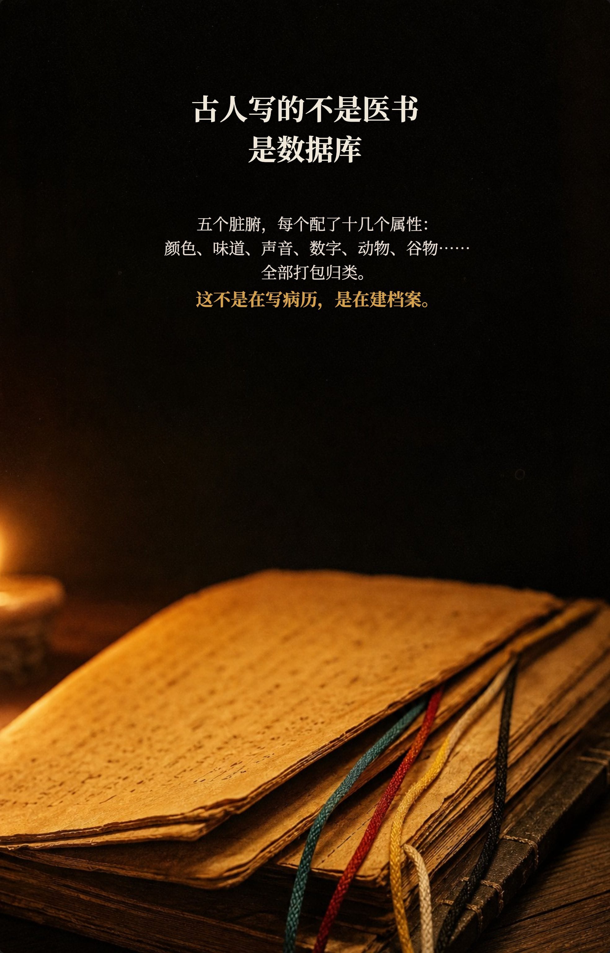 古人写的不是医书,是数据库