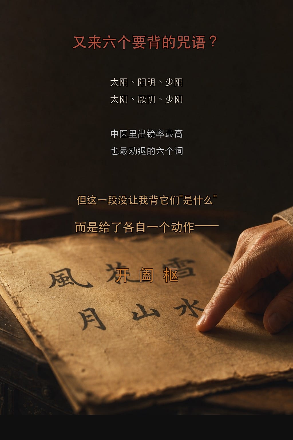 卡片 01：三阳开阖枢示意