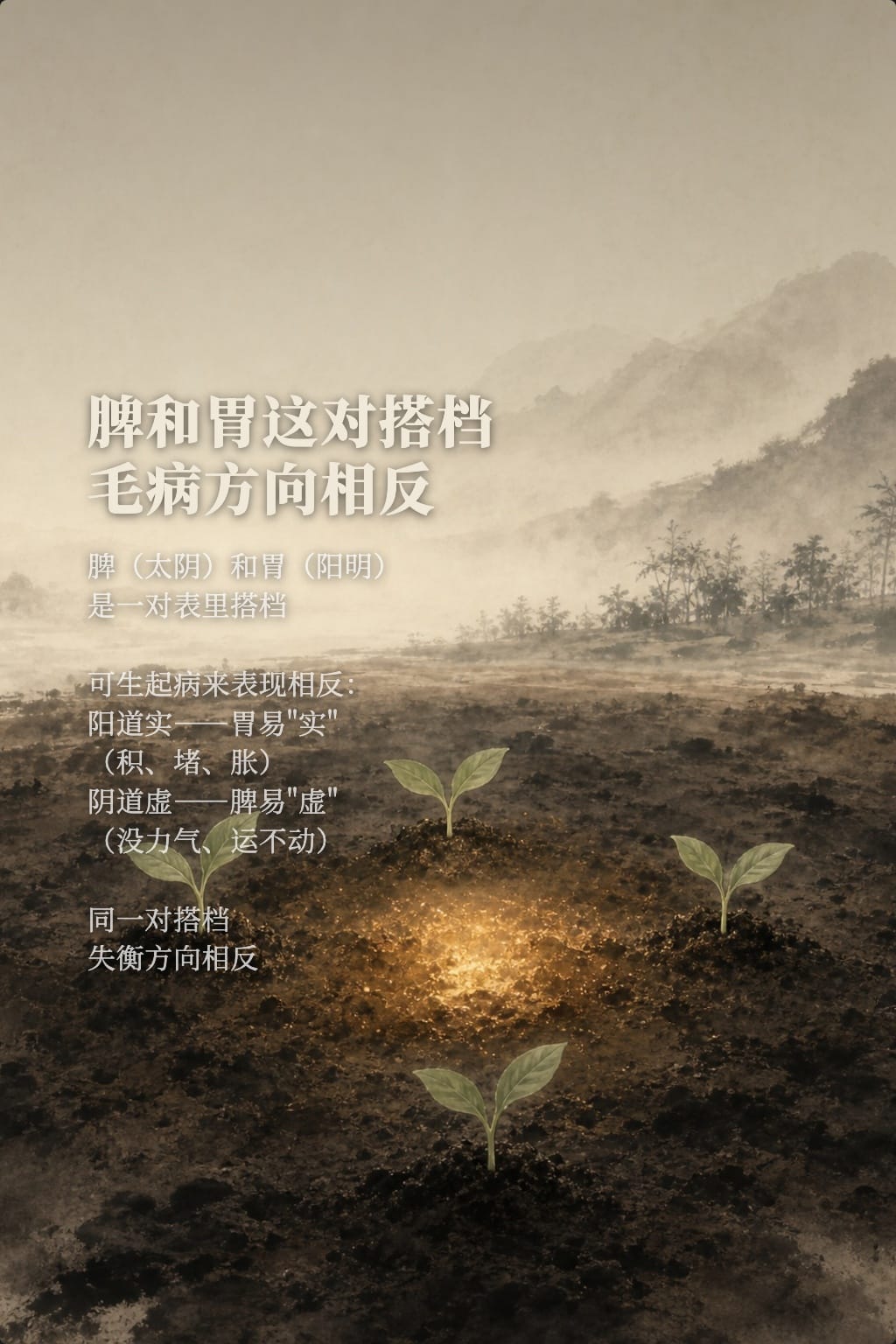 第一遍读:脾和胃,一对表里搭档