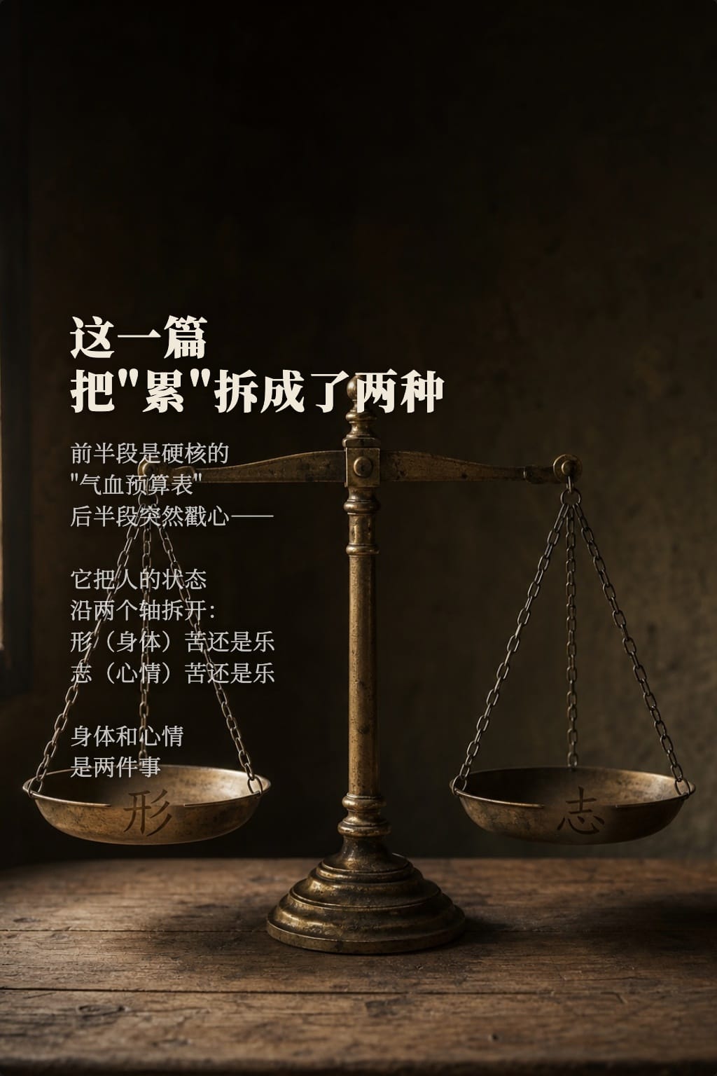第一遍读:两段,一段硬核,一段戳心
