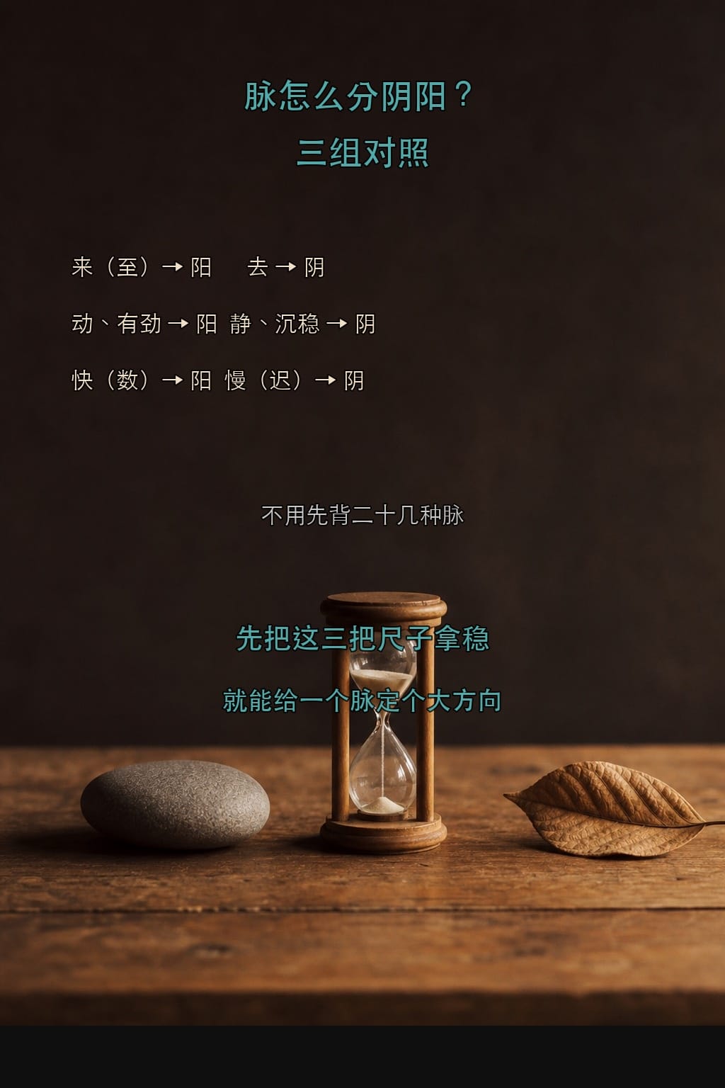 三把尺子:来/去、动/静、快/慢