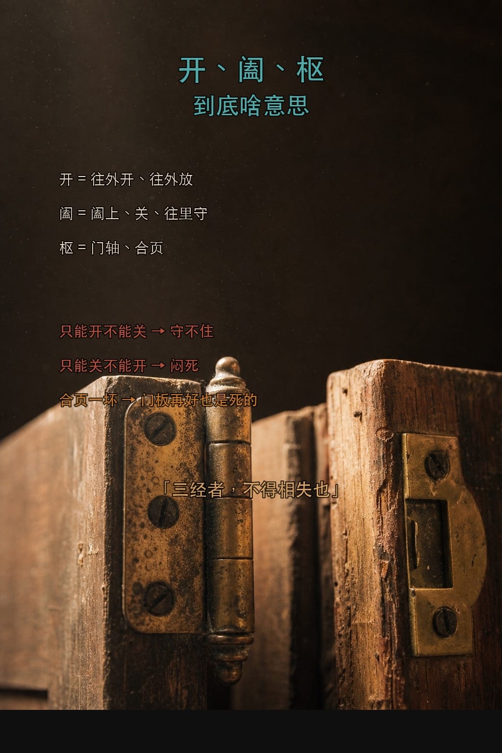 卡片 03：少阳少阴为枢