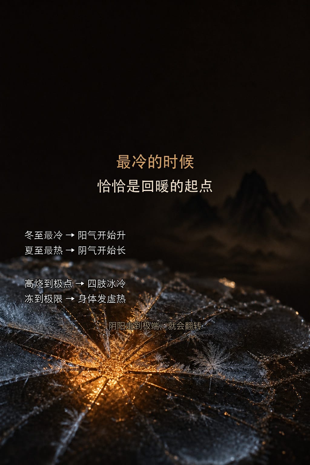 最冷的时候,恰恰是回暖的起点
