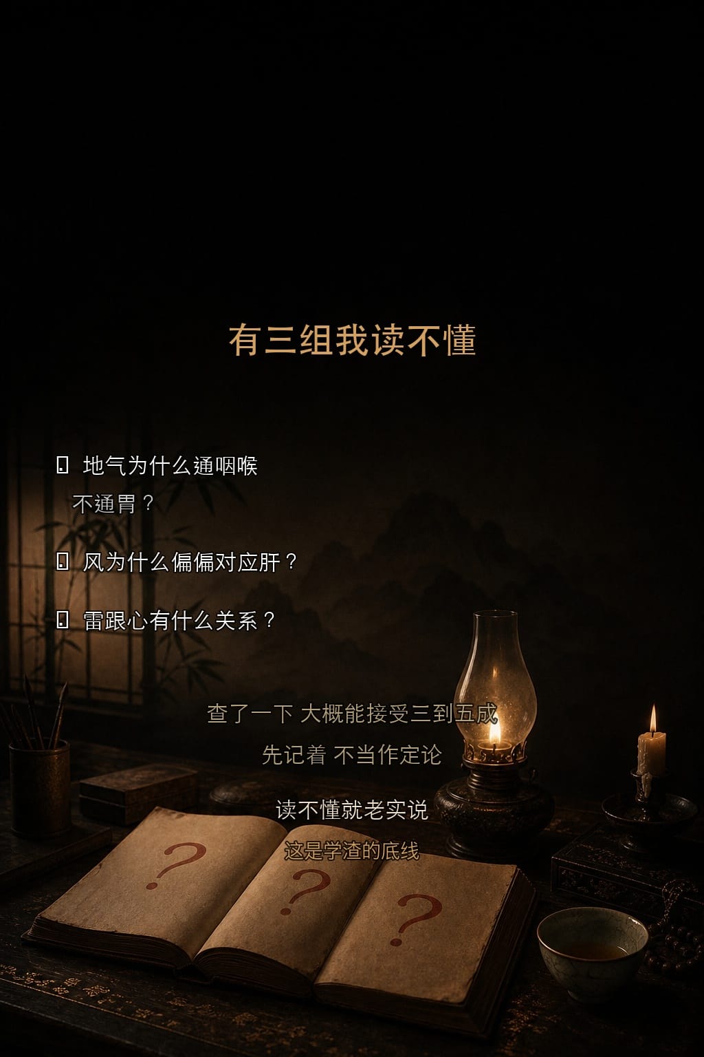 二、有三组我读不懂