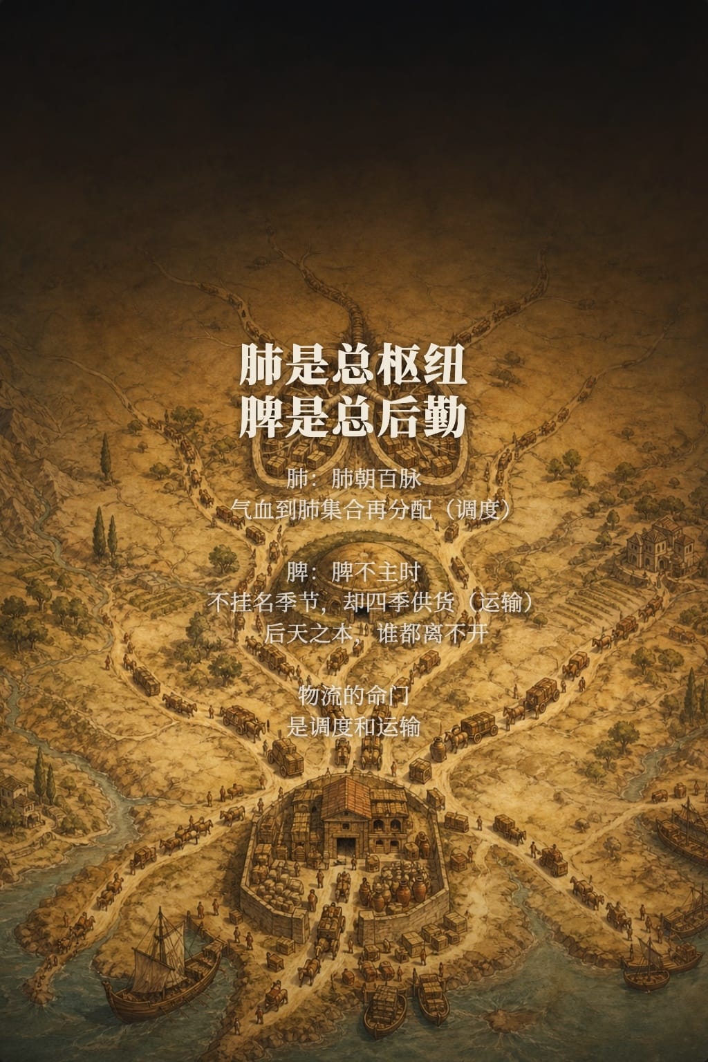 四、脾虚是物流瘫四肢断粮