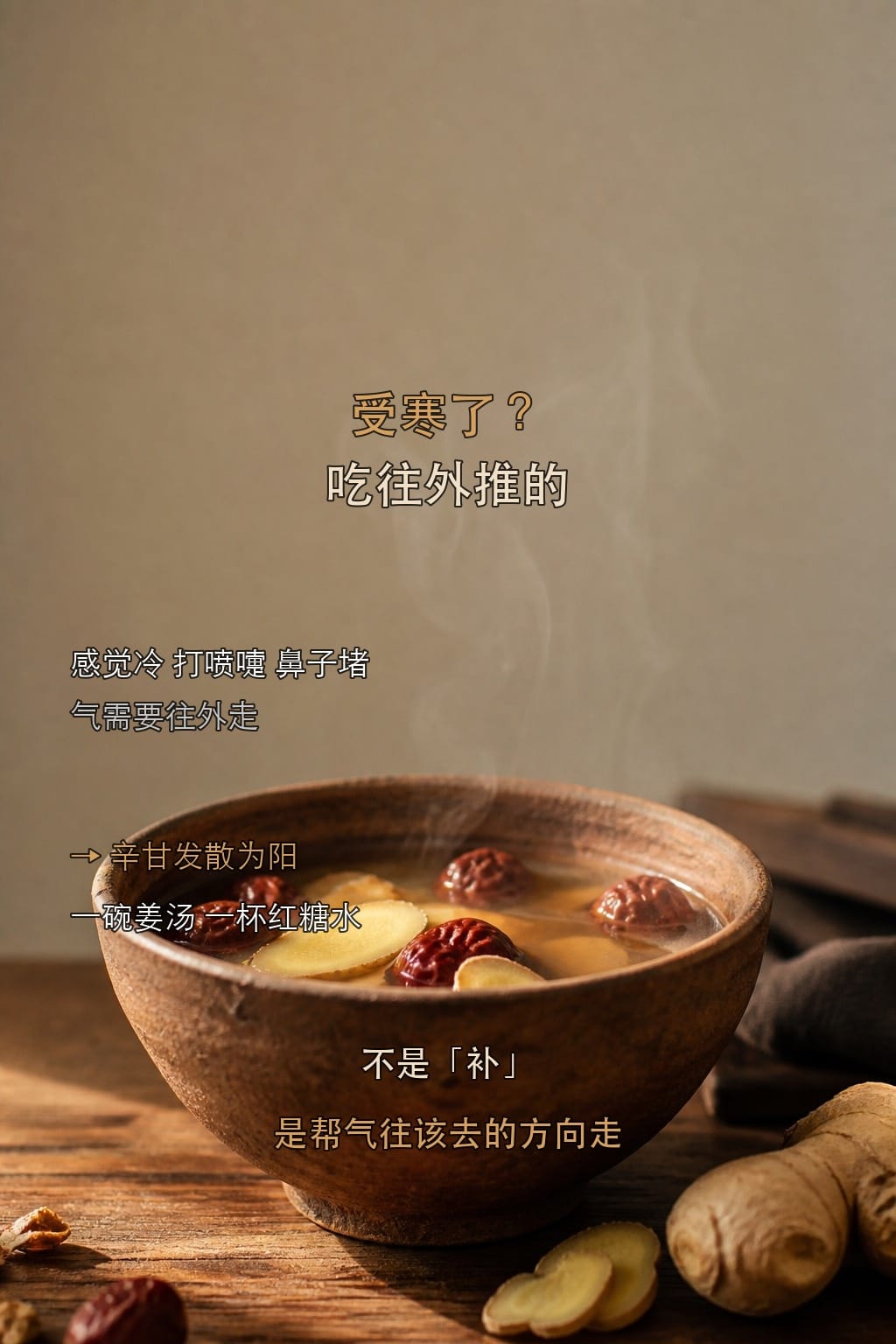 受寒了?吃往外推的