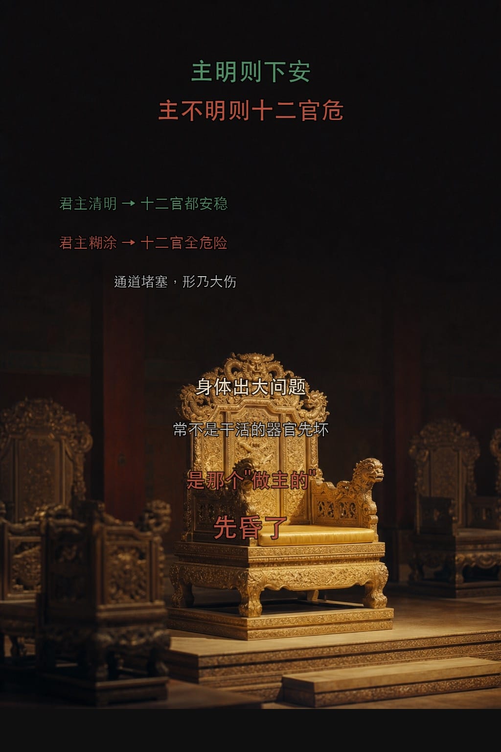 十二官的现代启示：先让君主清明