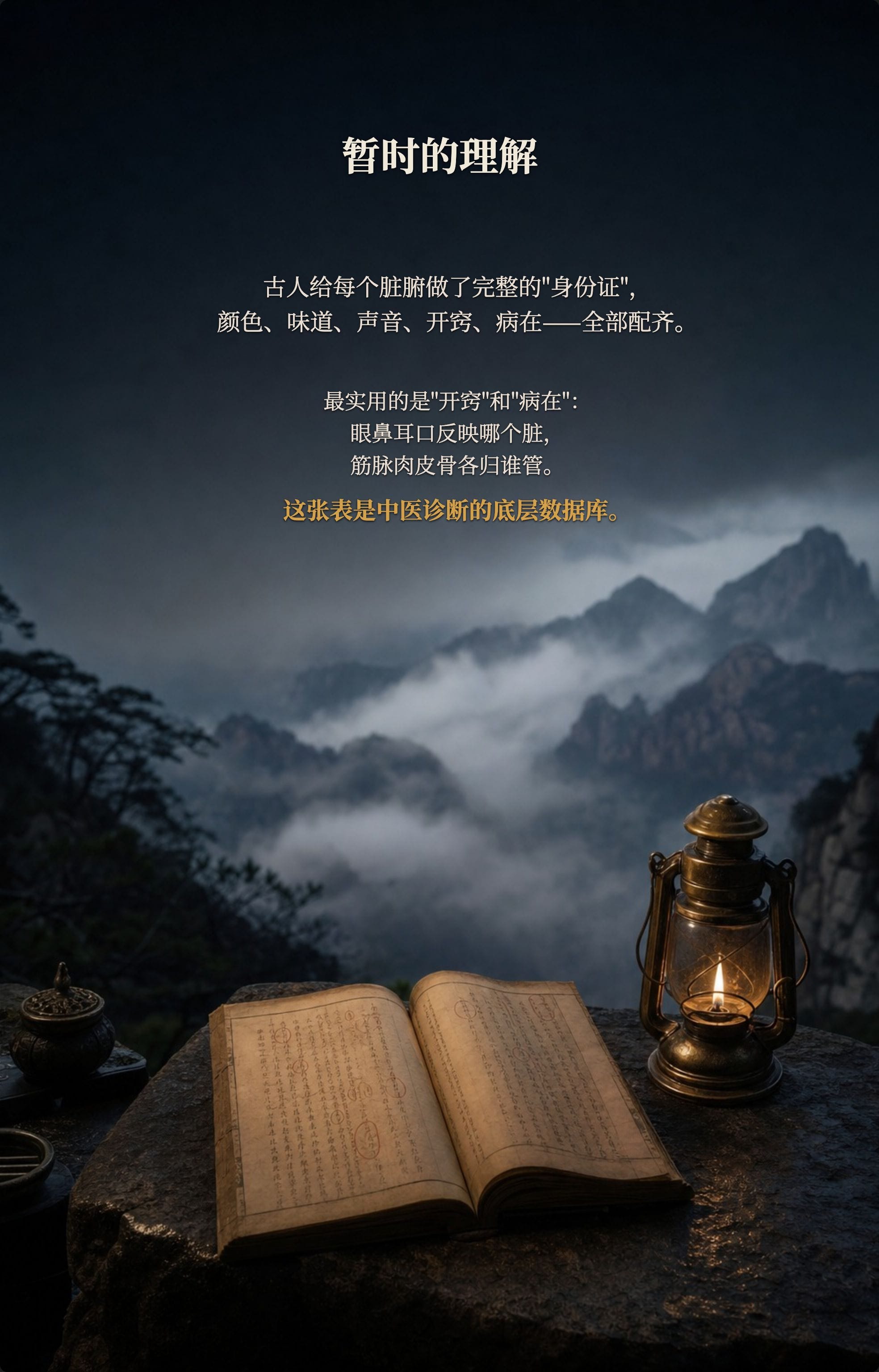 暂时的理解