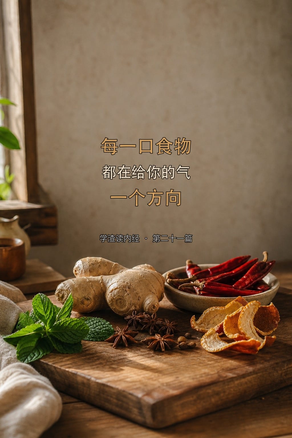 封面:每一口食物,都在给你的气一个方向