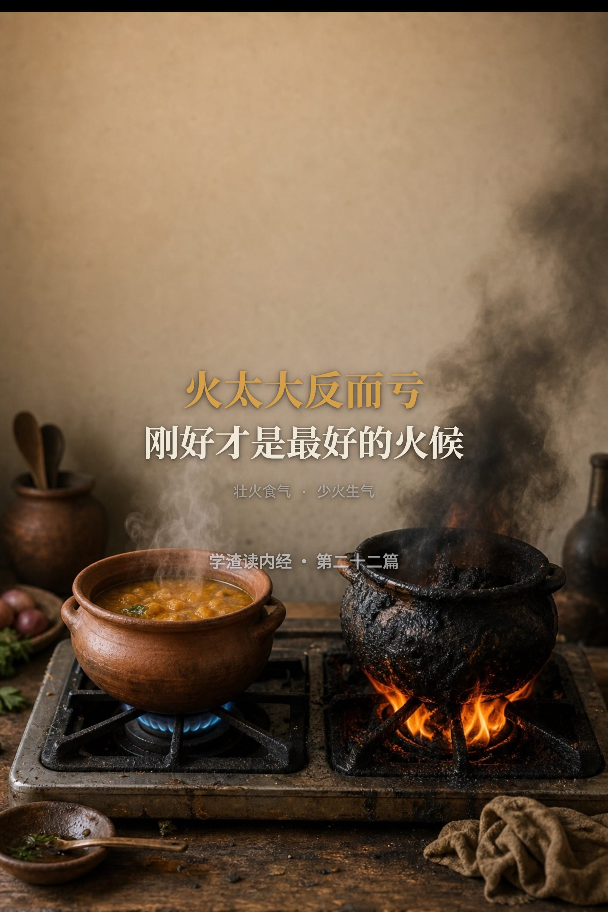 封面:火太大反而亏,刚好才是最好的火候