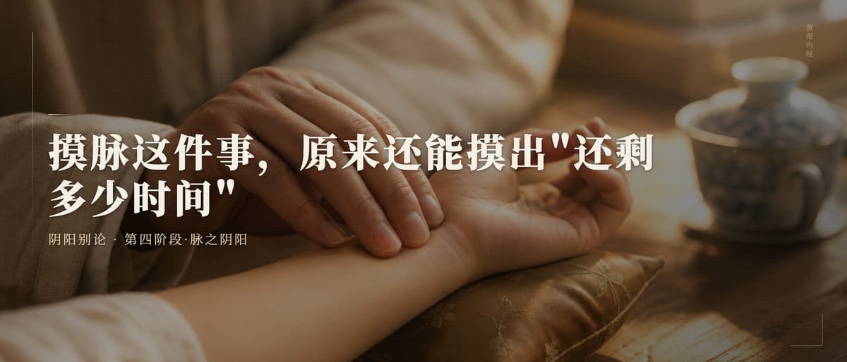 第二十六篇：摸脉这件事，原来还能摸出"还剩多少时间"