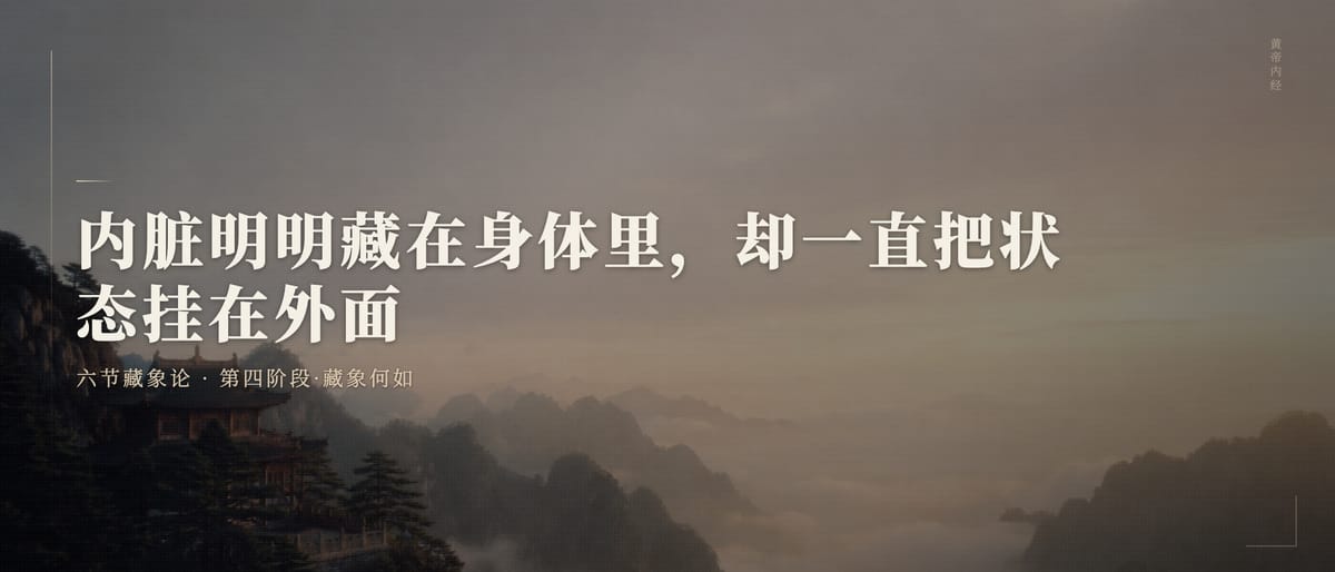 第二十八篇：内脏明明藏在身体里，却一直把状态挂在外面