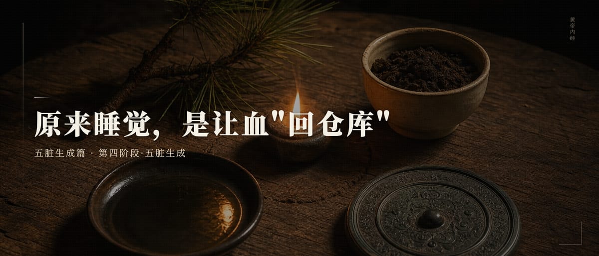 第二十九篇：原来睡觉，是让血"回仓库"——以及五脏互相管着的秘密