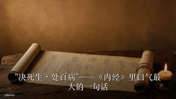 第四十一篇：《内经》里口气最大的一句话，重点藏在最后四个字里